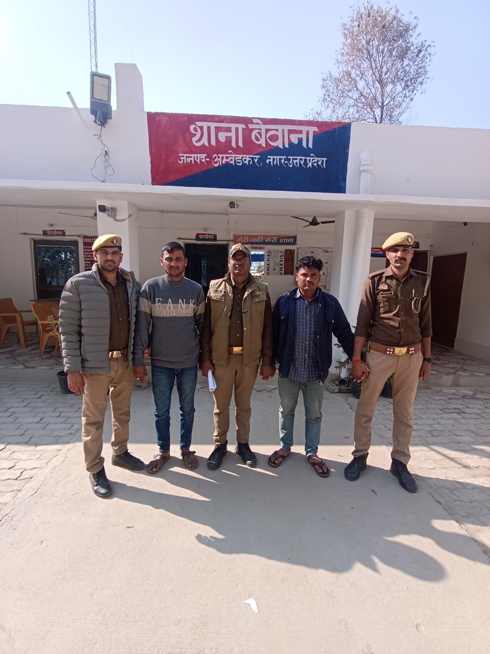 गैंगस्टर एक्ट में वांछित दो अभियुक्त गिरफ्तार ,  बेवाना पुलिस की कार्रवाई, अपराधियों पर कसा शिकंजा