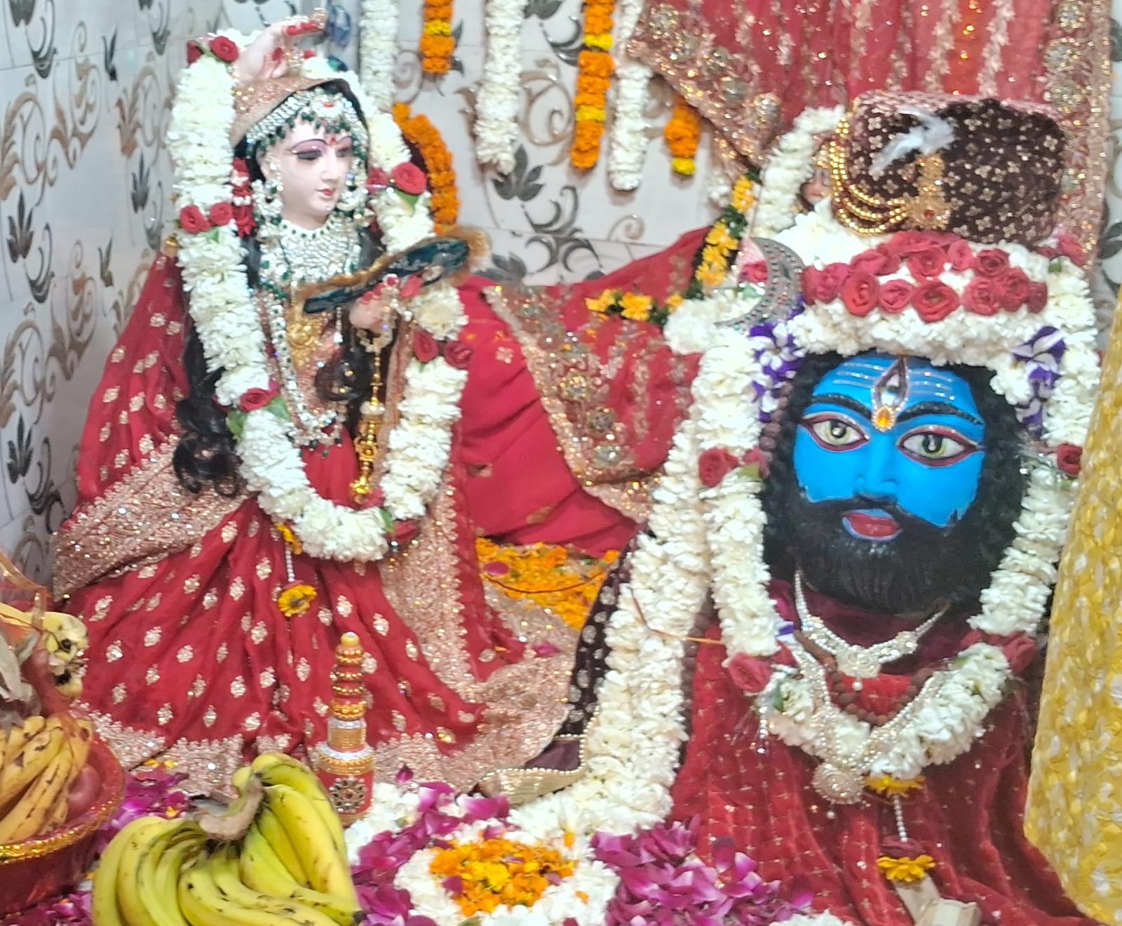 श्रद्धा का सैलाब: शीतला माता मंदिर में उमड़े भक्त, भव्य आरती और शिव–पार्वती विवाह ने बांधा समां