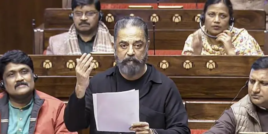 राज्यसभा में कमल हासन का तीखा हमला, बोले– बिहार ‘ज़िंदा मुर्दों की भूमि’ बन गया, एसआईआर पर जताई गहरी चिंता