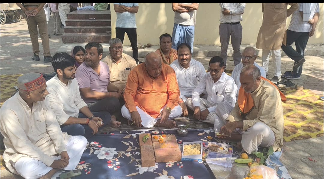 झारखंडी बाबा धाम में पर्यटन विकास कार्यों का भूमि पूजन, एक करोड़ की परियोजना का शुभारंभ