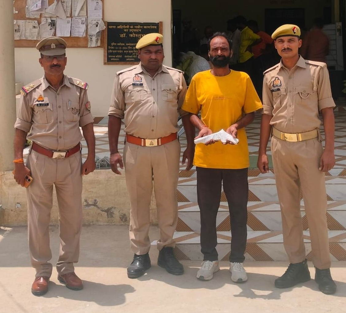 रात्रि गश्त के दौरान पुलिस को मिली सफलता, अवैध तमंचा और कारतूस के साथ एक गिरफ्तार