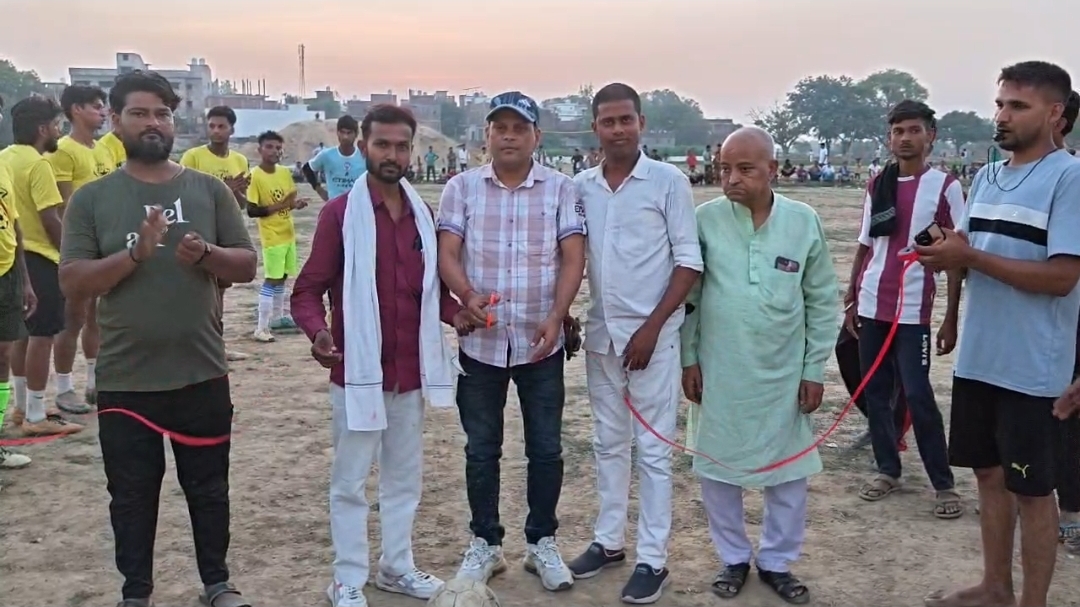 जाफरिया एफसी ग्राउंड पर फुटबॉल महाकुंभ का आगाज़, खिलाड़ियों में जोश और उत्साह