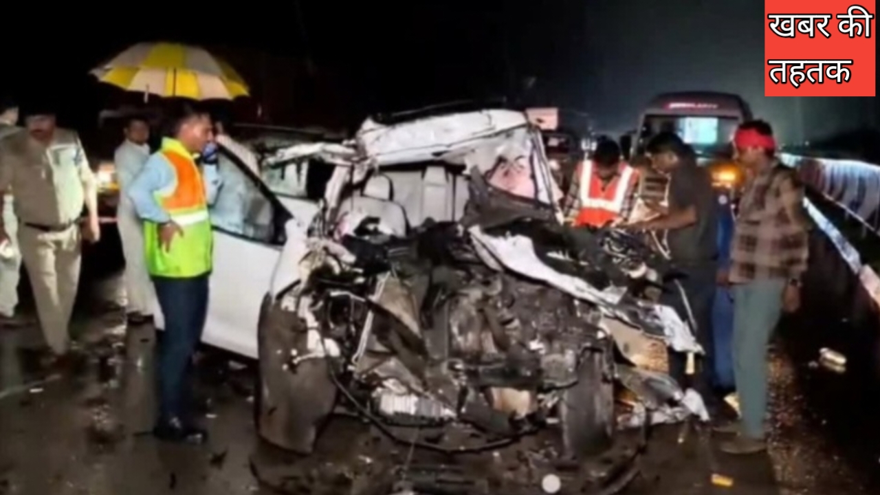 जन्मदिन की खुशियां मातम में बदलीं: ट्रक में पीछे से घुसी XUV, एक ही परिवार के 6 लोगों की दर्दनाक मौत