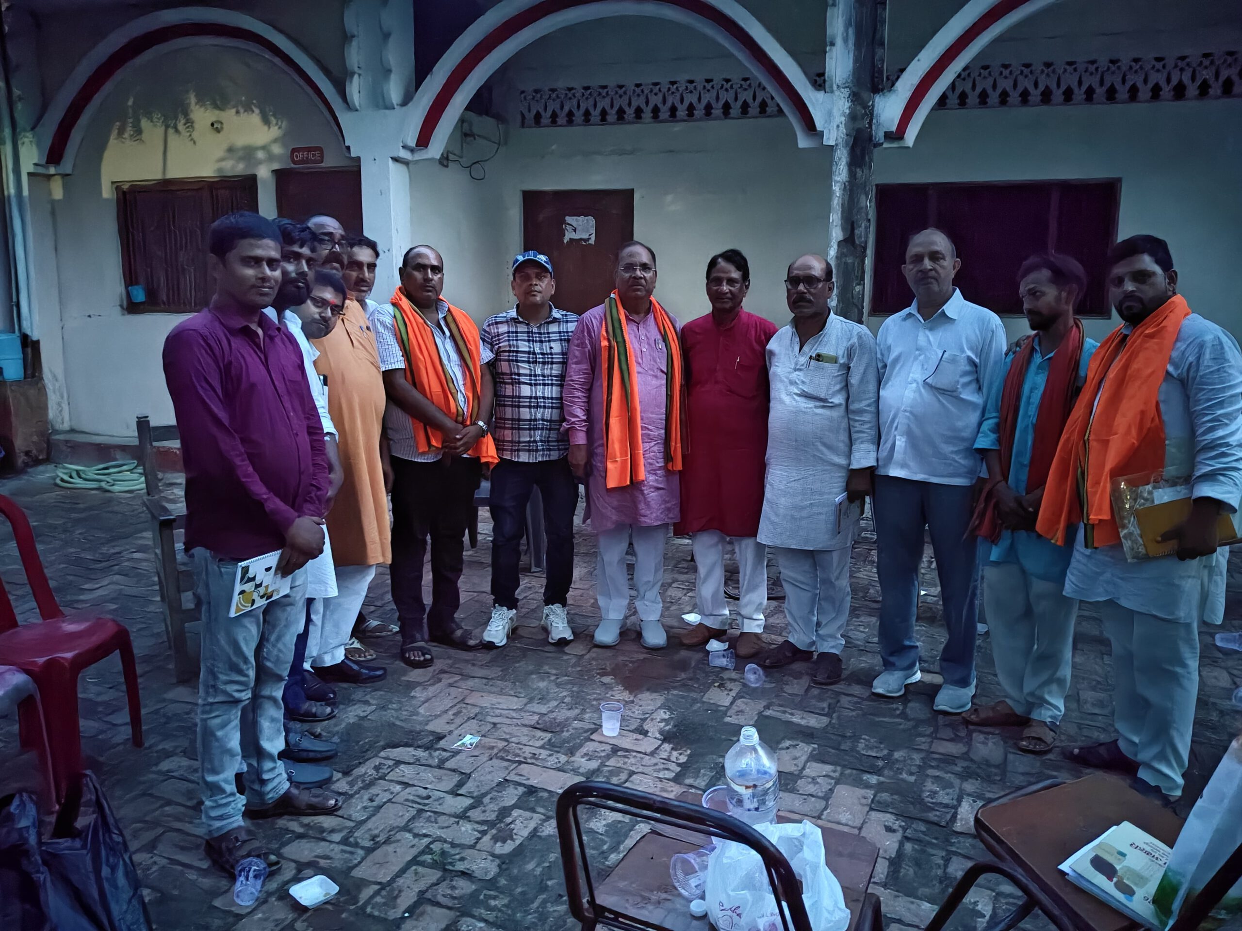 राष्ट्रीय अध्यक्ष के अवध प्रवास की तैयारियों को लेकर जलालपुर में भाजपा की बैठक