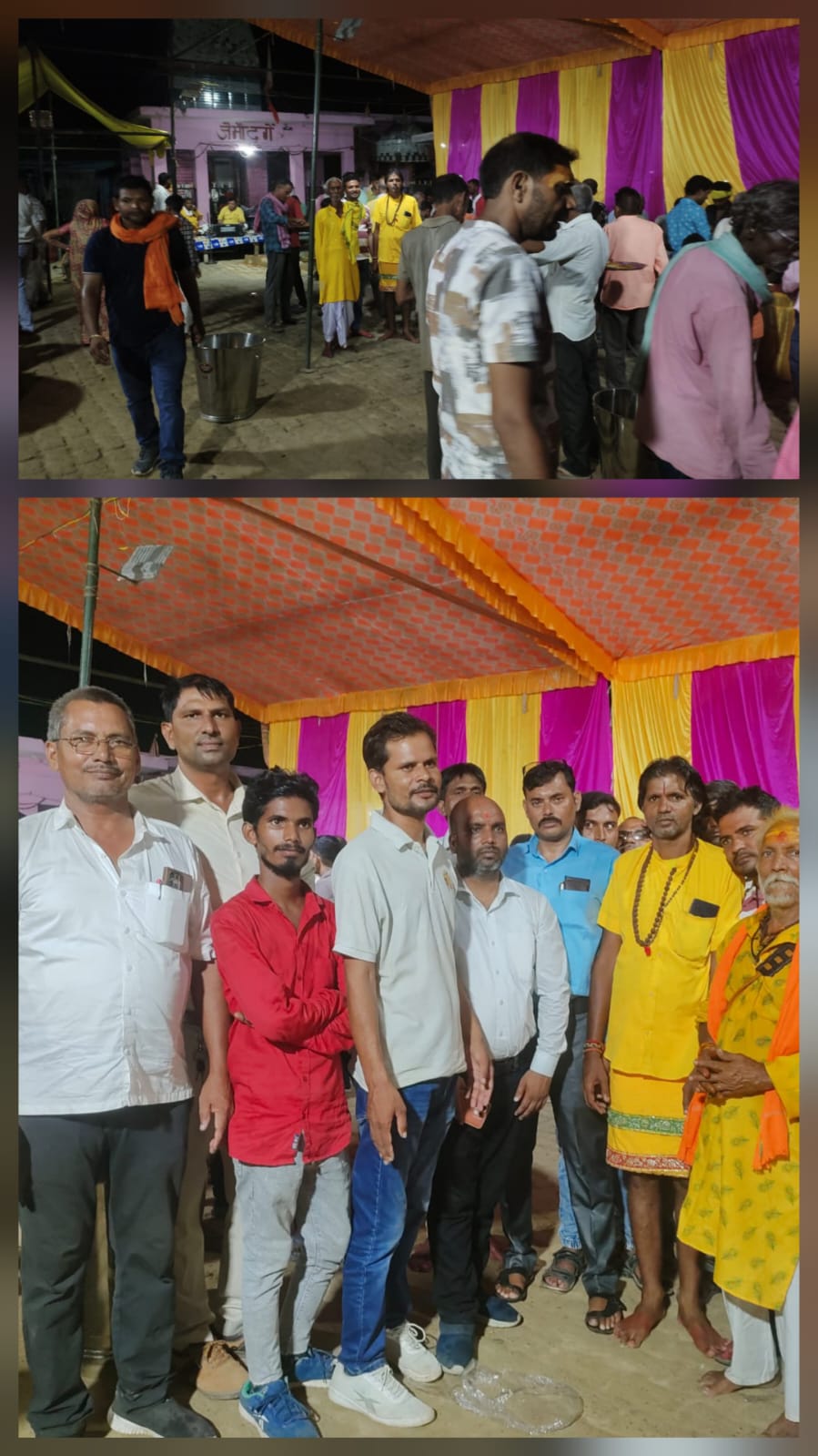 कोलकाता बोल बम निःशुल्क सेवा समिति ने कराया भव्य भंडारा, हर-हर महादेव के जयघोष से गूंजा नगपुर
