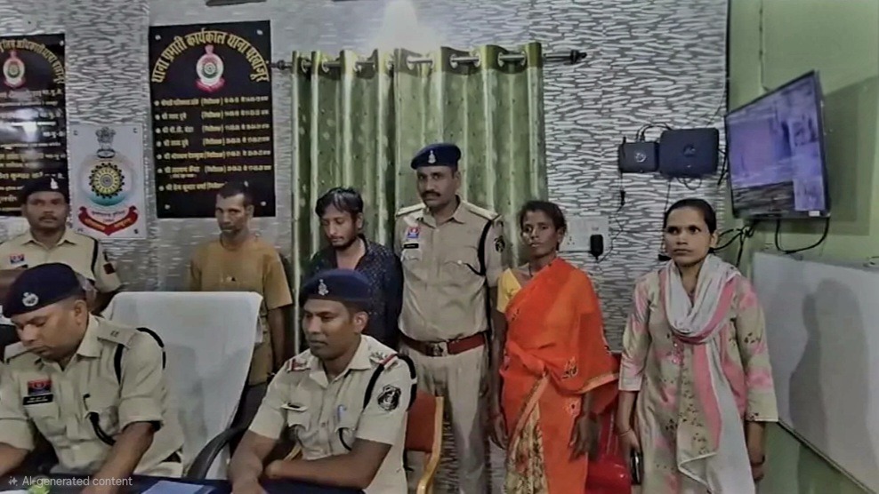 काम दिलाने के बहाने युवती को मध्यप्रदेश ले जाकर बेचने का आरोप, महिला समेत तीन गिरफ्तार
