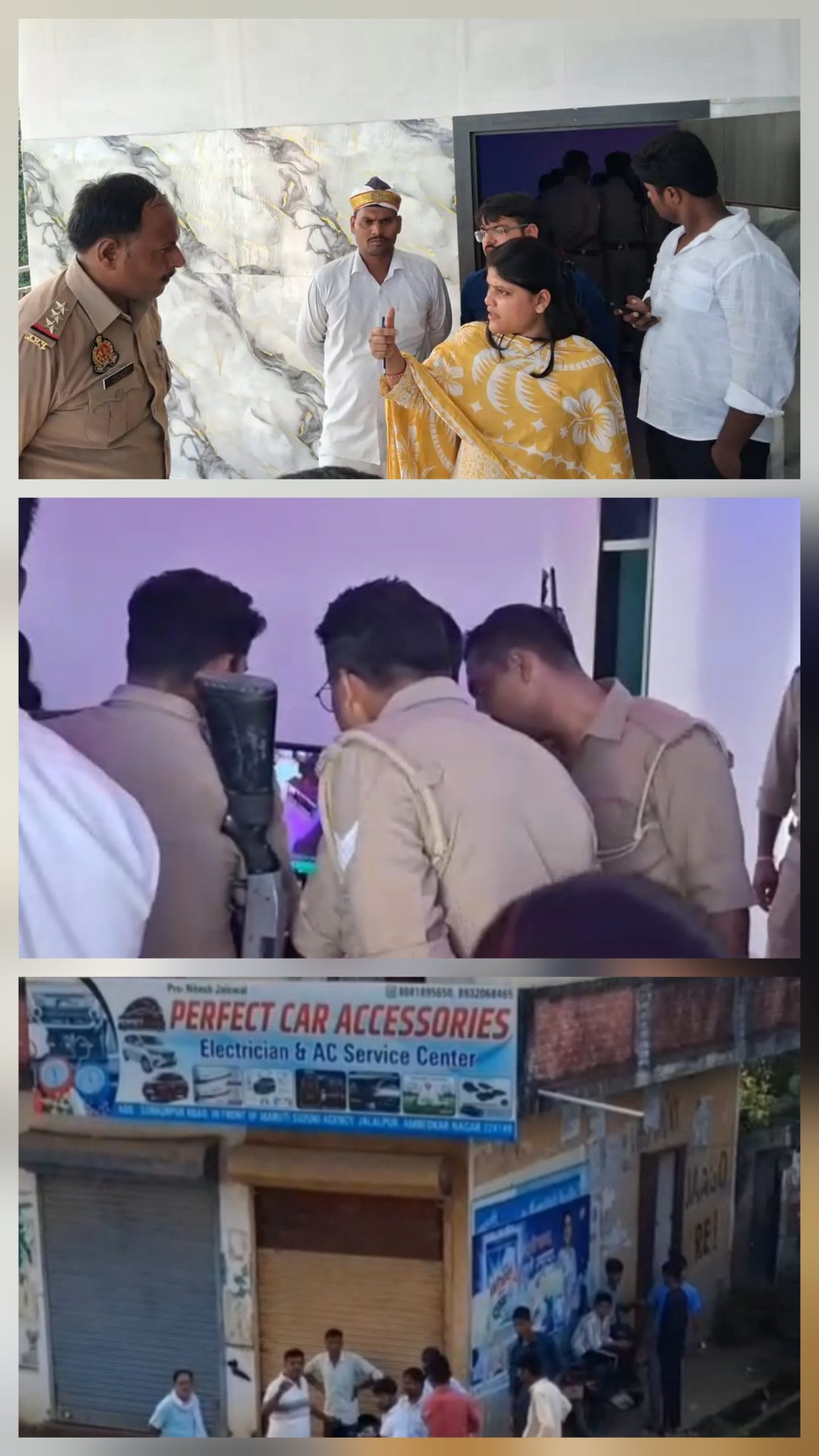 स्पा सेंटर संचालन की सूचना पर प्रशासन की छापेमारी, एसडीएम के नेतृत्व में पहुंची टीम