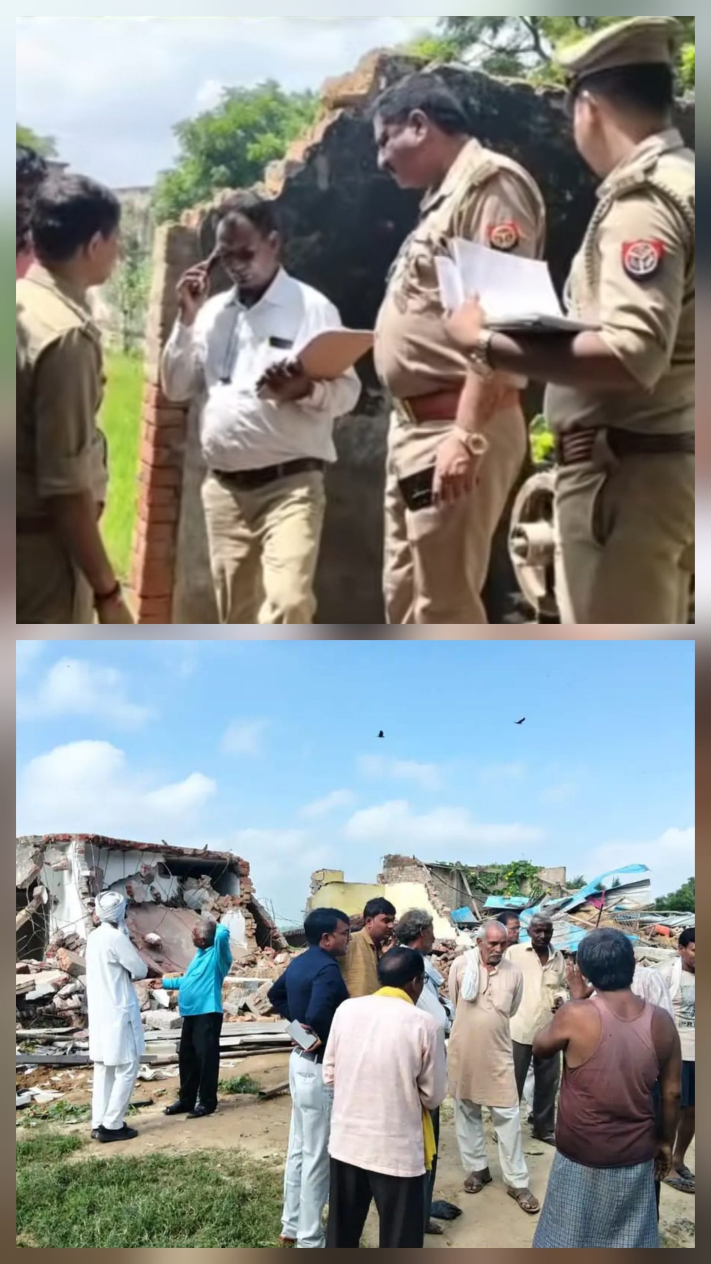 बरियावन में मकान जमींदोज मामले में अकबरपुर कोतवाल संतोष कुमार सिंह निलंबित