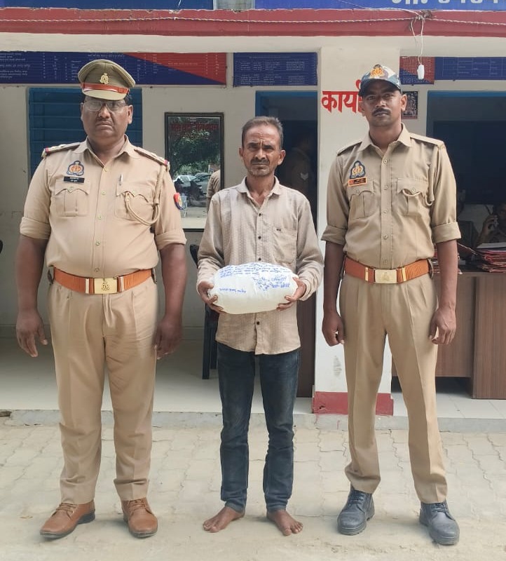 भीटी पुलिस की कार्रवाई, 1.148 किलोग्राम गांजे के साथ एक आरोपी गिरफ्तार